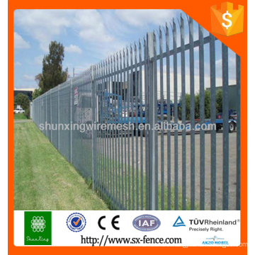 China supplier Top quality hot dipped galvanized steel palisade fence/fencing for sale